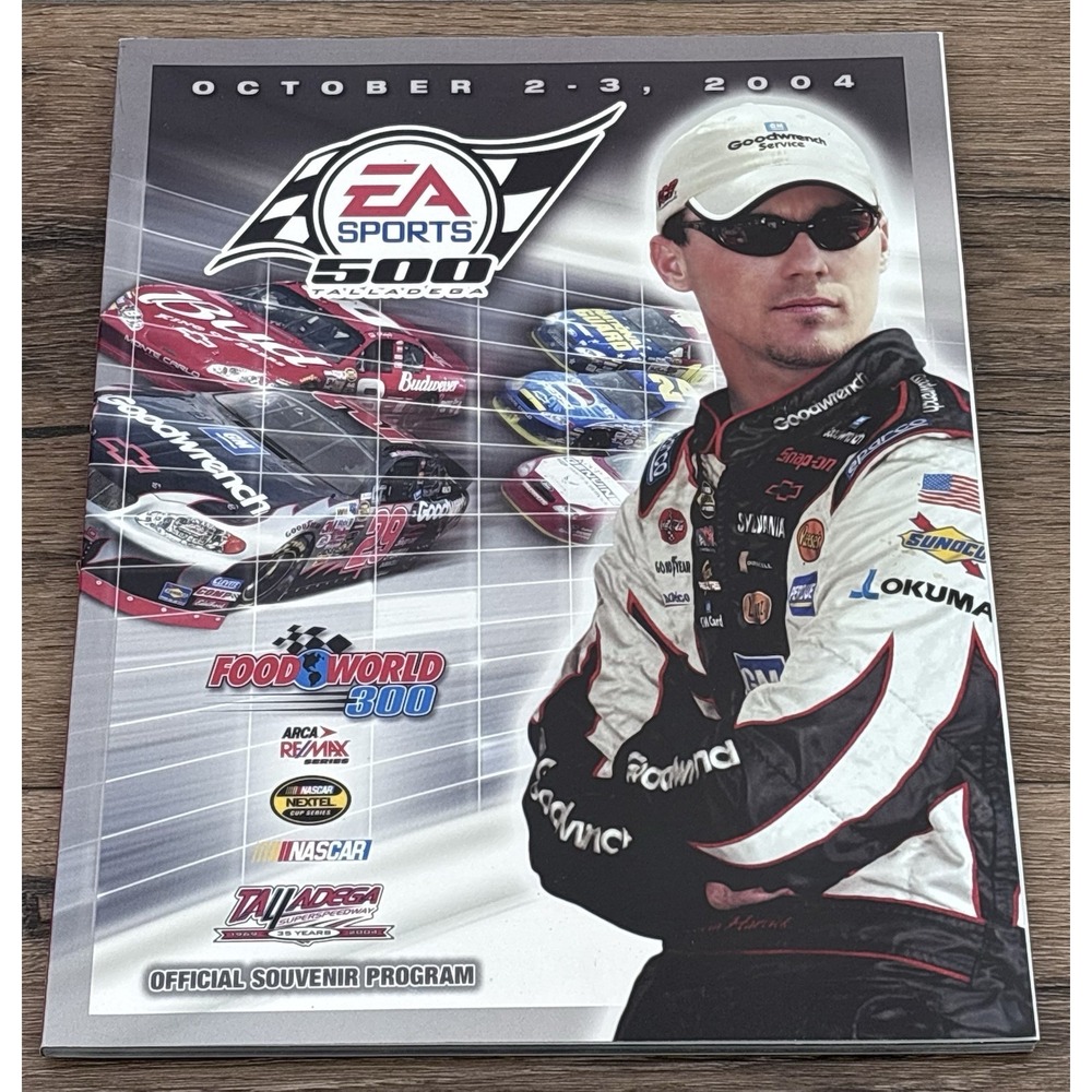 2004 Talladega EA Sports 500 Official Souvenir Program Dale Earnhardt Jr NASCAR
